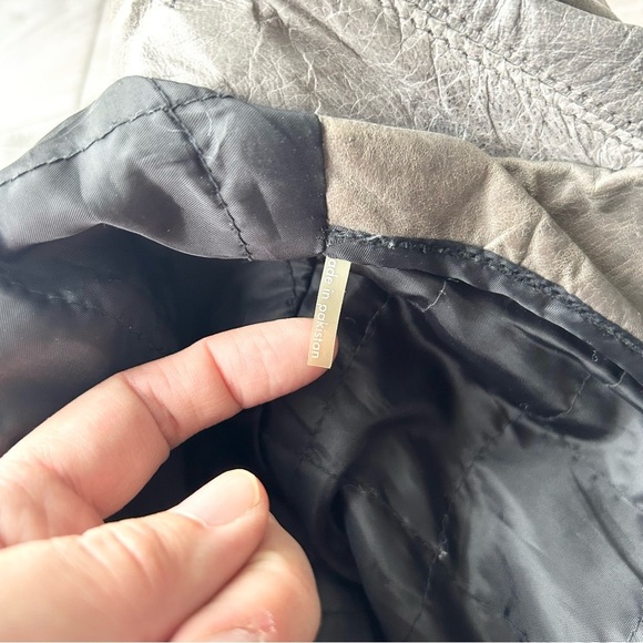 M.Julian Distressed Durable Leather Quilted lining Moto Jacket - Picture 13 of 16